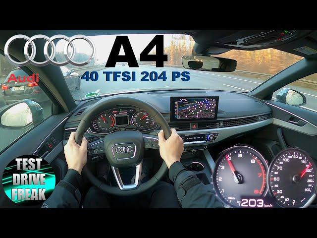 2020 Audi A4 40 TFSI Avant MHEV 204 PS TOP SPEED AUTOBAHN DRIVE POV