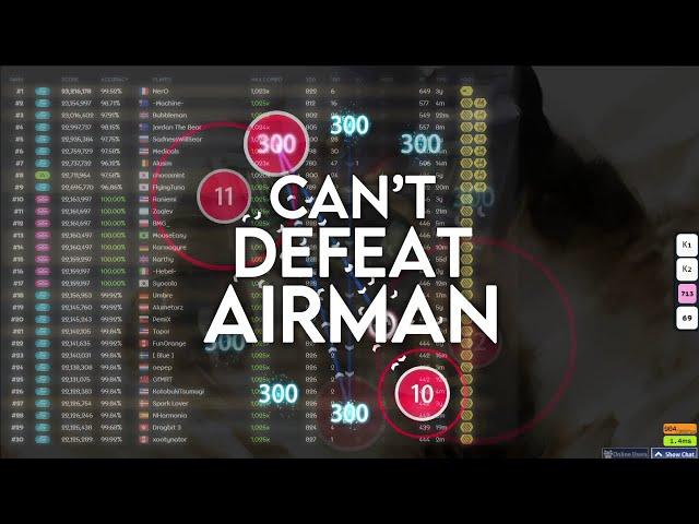 osu! Score Progression: Can't Defeat Airman