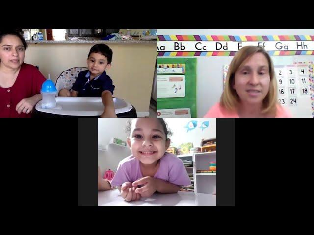 Preschool | Interactive teaching kids with Ms. Julie | Back to school online with zoom class learn