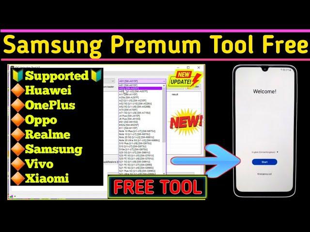 Samsung Frp Unlock Tool || Premium Tool 2024 || All Android Working Qualcomm Cpu