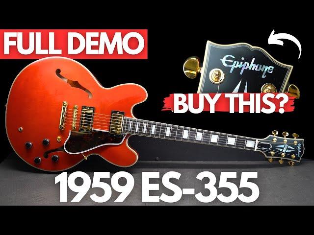 Epiphone 1959 ES-355 FULL DEMO