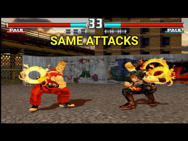 Paul Phoenix's Same Attack At the Same Time | Tekken 3 Game