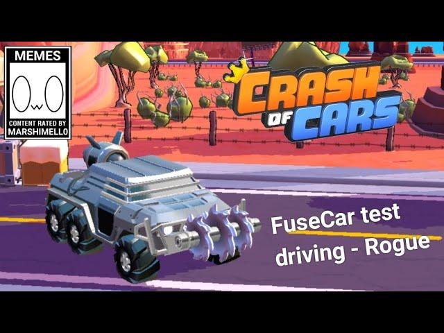 CrashOfCar FuseCar test driving - Rogue car gameplay(loud sound bombing)