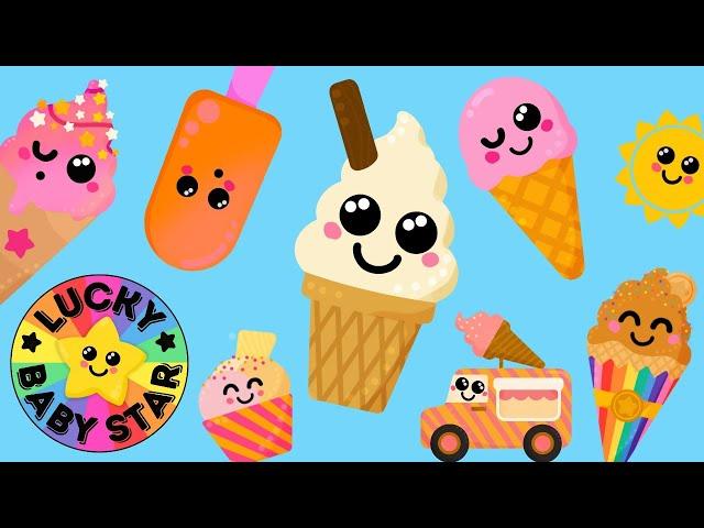 ️Summer Fun - Dancing Ice Creams & Ice Lollies Sensory Video for Little Ones! ️