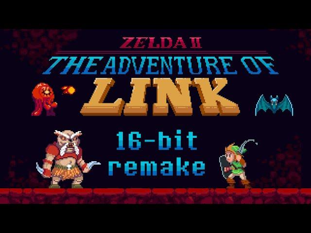 Zelda II: The Adventure of Link Remake 2D Demo (Re-upload)