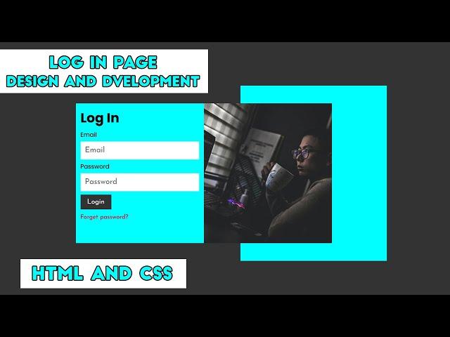 Create a login form in html and css