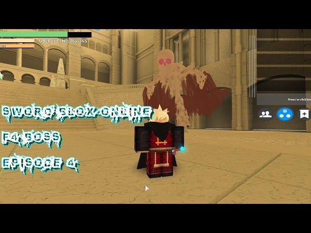 Old Floor 4 Boss | Sword Blox Online | Roblox