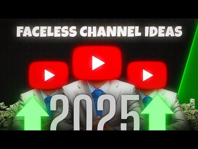 Top 6 Best Faceless YouTube Channel Ideas 2025 | High Growth & Earning