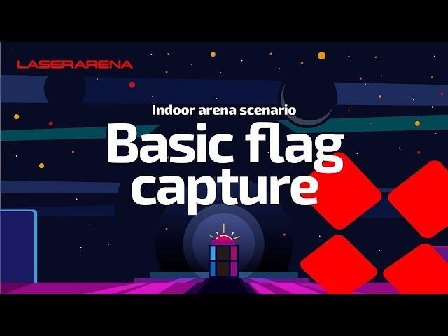 Indoor laser tag - Capture the flag scenario