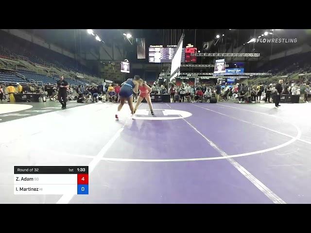 200 Lbs Round Of 32 - Zoe Adam, South Dakota Vs Isabella Martinez, Hawaii Ae16