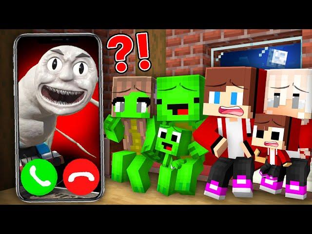 How SCARY THOMAS Called To JJ and Mikey Family at Night in Minecraft! - Maizen