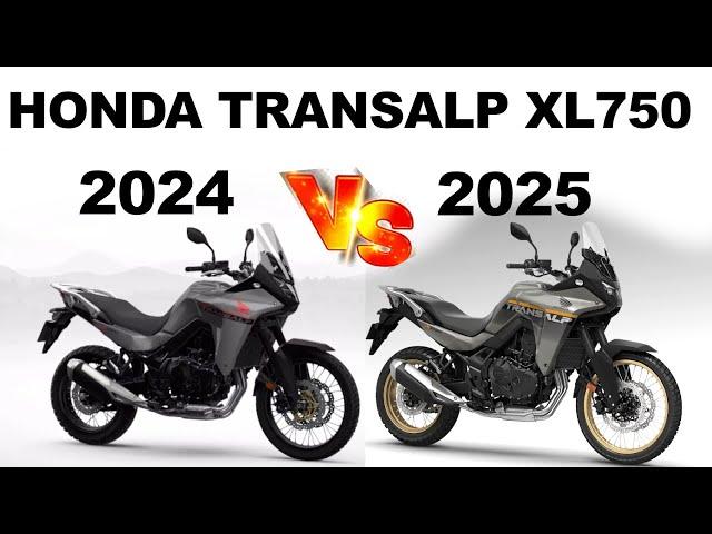 Honda XL750 Transalp 2025 VS 2024