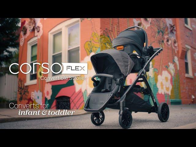 Corso Flex Convertible Stroller -  Double