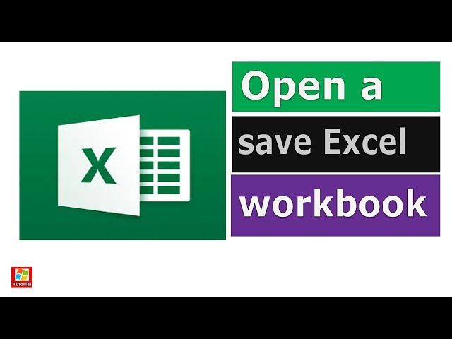 Excel tutorial series part 5 -  How to open a saved Excel File