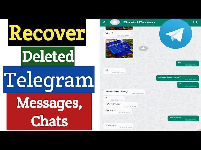 Deleted Telegram Messages Recovery | Restore Deleted Telegram Chats