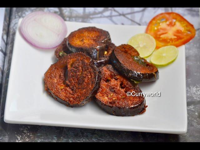 Vazhuthananga Fry-Kathirikka Varuthathu-Kerala Style Brinjal  Fry-Eggplant Fry  - -Recipe no 145