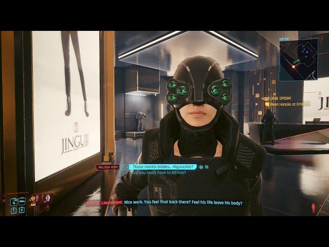 Talk to MaxTac Melissa Rory with High Technical Ability - Cyberpunk 2077