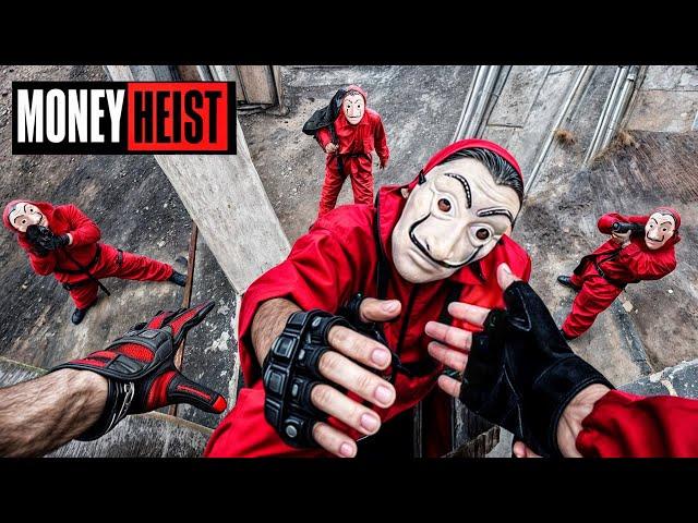 PARKOUR VS MONEY HEIST! 6 | No ESCAPE for BAD GUYS, POLICE chase (BELLA CIAO REMIX) | Epic POV