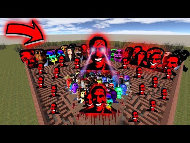 NEW JERMA NIGHTMARE AND ROSALIA VS OBUNGA BIG BOSS VS Too Much Ultimate Nextbots Garry's Mod pt 52