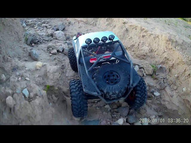 Remo Hobby Trial Rigs Truck в каньоне