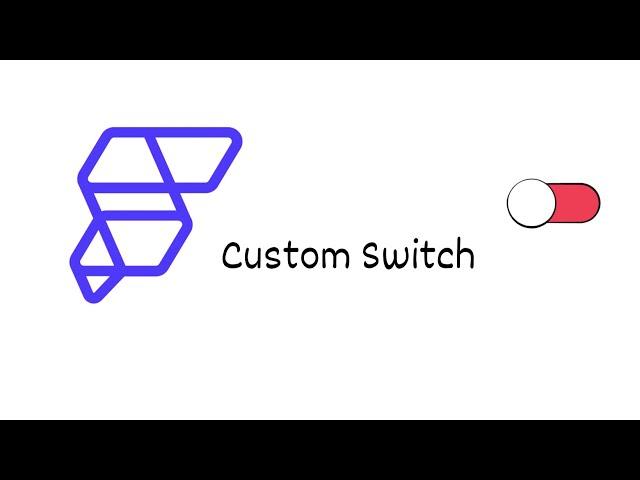 Custom Switch Boolean using flutterflow || nocode || FlutterFlow