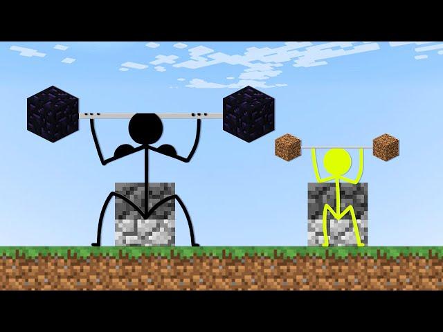 Stickman VS Minecraft: Olympics - AVM Shorts Animation