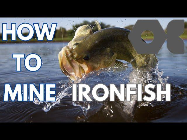 How to mine iron fish