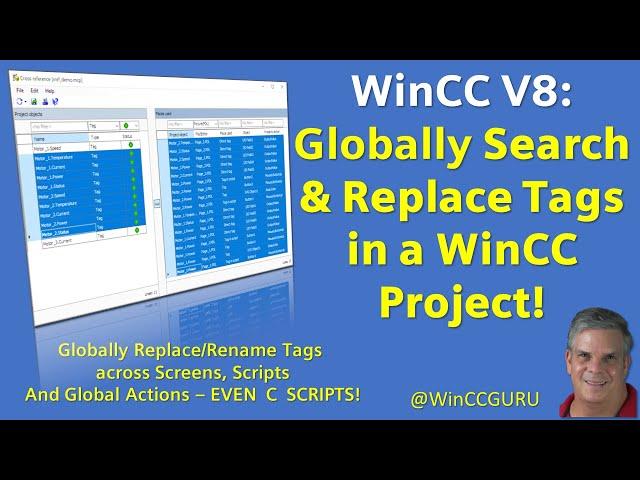 Globally Search & Replace Tags in WinCC! #winccGURU