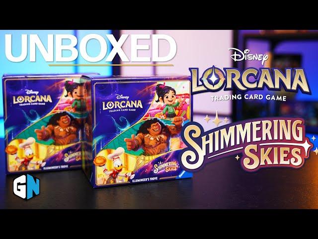 Lorcana Shimmering Skies Pack Opening