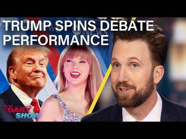 Trump Tries to Spin Poor Debate Performance & Taylor Swift Endorses Kamala Harris | The Daily Show