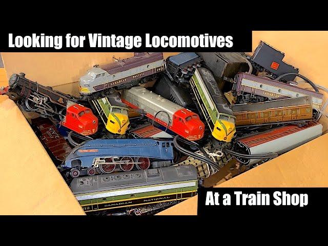 Going to a Train Store - Looking for Vintage HO Locomotives in Old Boxes