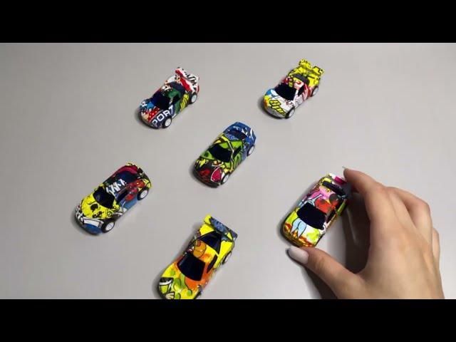 Cars Collection Unboxing Review | URAL TOYS Graffiti ASMR