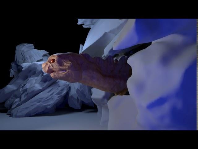 Highland Worm - Animated Creature for Unity and Unreal