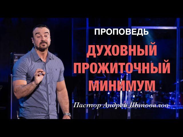 «Духовный прожиточный минимум» Пастор Андрей Шаповалов