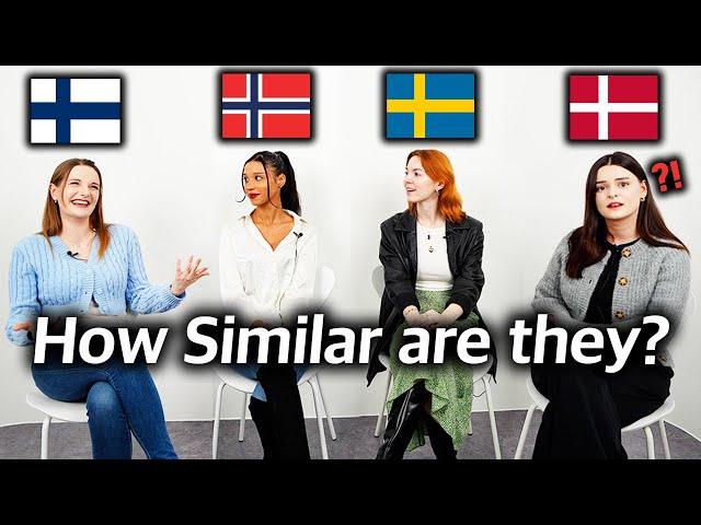 Can Nordic Countries Understand Each Other? (Finnish, Danish, Swedish, Norwegian)