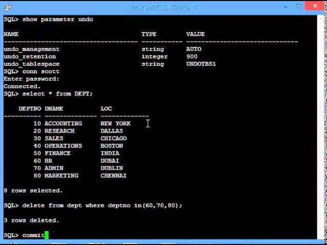 Oracle DBA- Realtime Activities