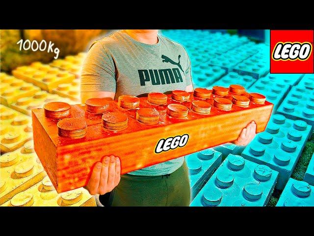 ГИГАНТСКОЕ LEGO ВЕСОМ 1 ТОННА!)