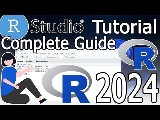 How to Install R and RStudio on Windows 10/11 [ 2024 Update ] R Programming Tutorial