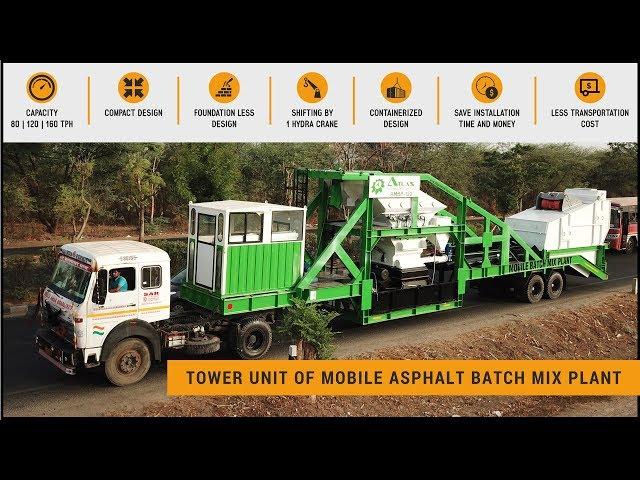 Mobile asphalt mixing plant - Batching plant