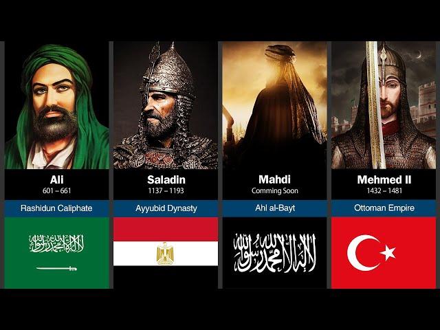 100 Greatest Muslim Generals in History