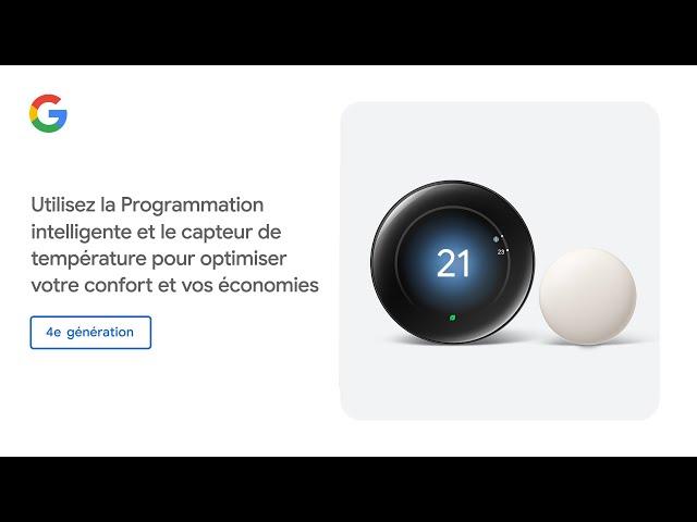 Optimisez confort et économies avec la Programmation Intelligente et le capteur de température