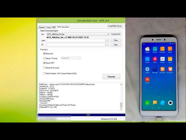 Redmi 6 6A frp bypass with UMT | Frp Unlock Miui  | 2022