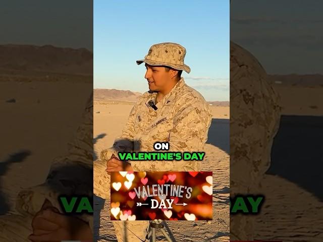 He got deployed on Valentine’s Day 