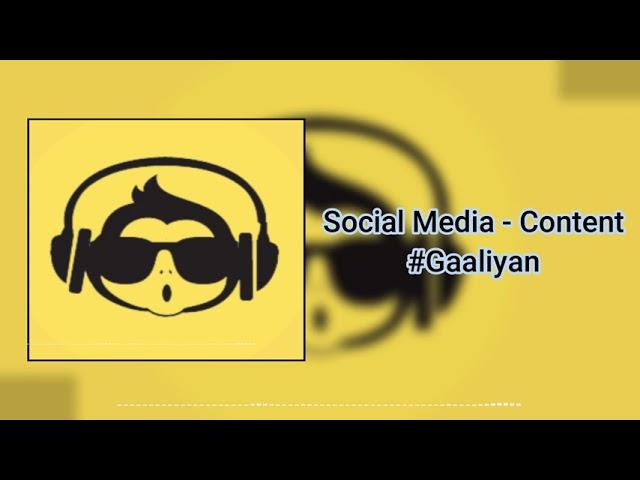 Social Media - Abusive Content || Abusing Has become cool || Hindi