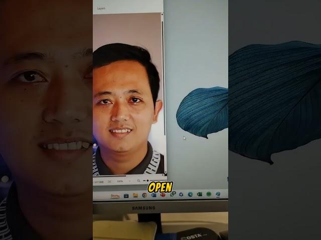 5 Detik Hapus Background Foto Pakai Microsoft Paint #ai #paint