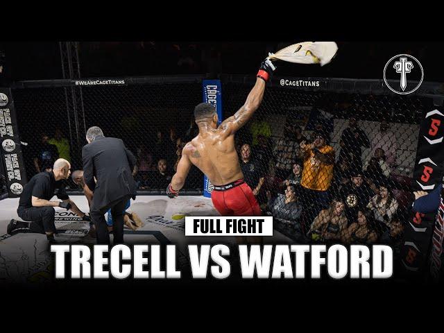 "Earthquake" Aaron Trecell vs Sam Watford | Cage Titans 62 FULL FIGHT