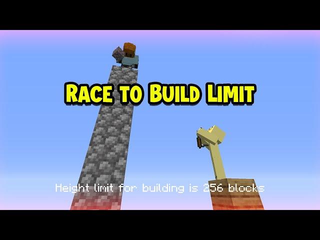 Minecraft but it's a Race To The Sky Limit