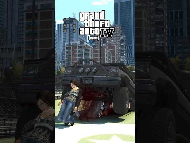 Dropping VEHICLES onto NPC'S in GTA GAMES! @CJJBR  #gta #gaming #shorts