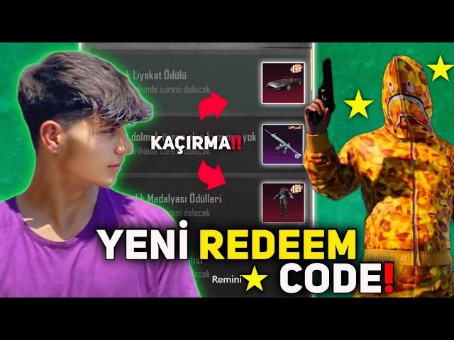 AKTİF REDEEM CODE PUBG MOBİLE 2024DESTANSI SET VEREN REDEEM KODLAR | PUBG MOBILE