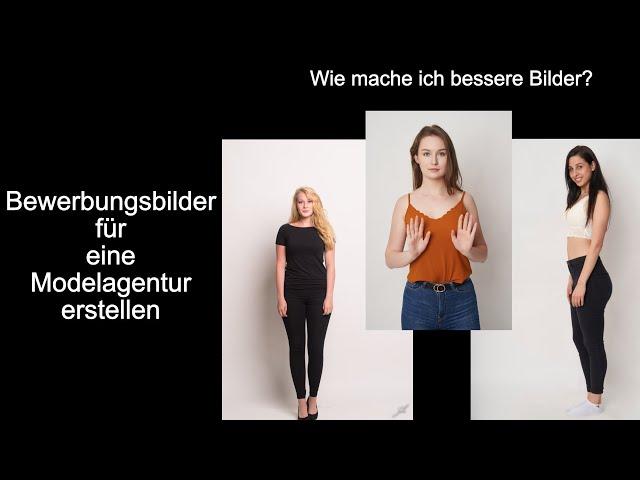 Model werden - Bewerbungsfotos für Modelagenturen erstellen